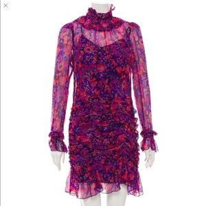 Anna Sui Silk Mini Dress size XS, 2